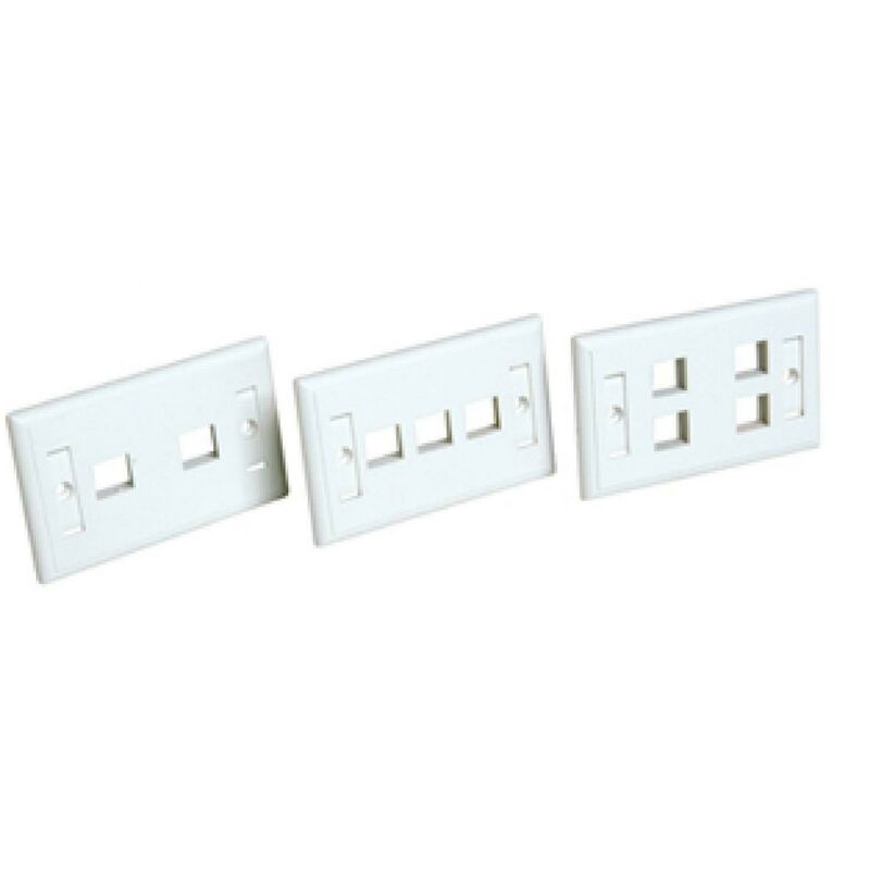 foto del prodotto placca a 2 posizioni 503 rj45 2004012 qubix