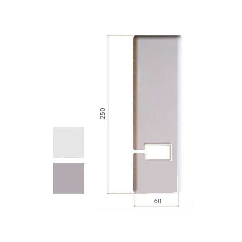 foto del prodotto placca abs grigio