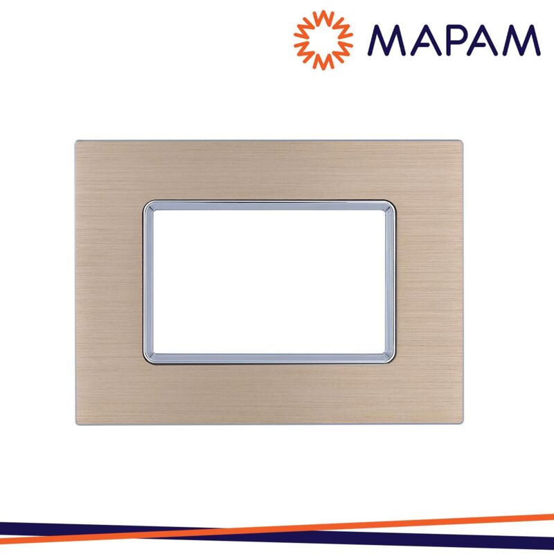 foto del prodotto placca alluminio 6003ll 2 t2 3p champagne