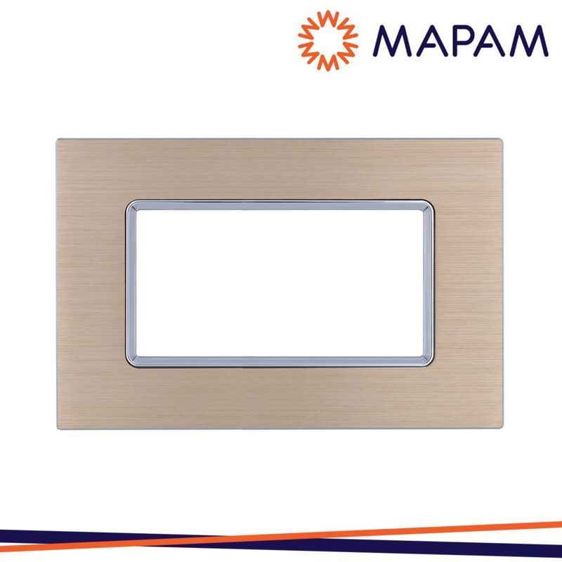 foto del prodotto placca alluminio 6004ll 2 t2 4p champagne