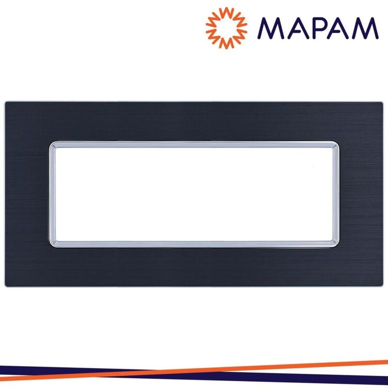 foto del prodotto placca alluminio m6007ll 1 gem 7p nero