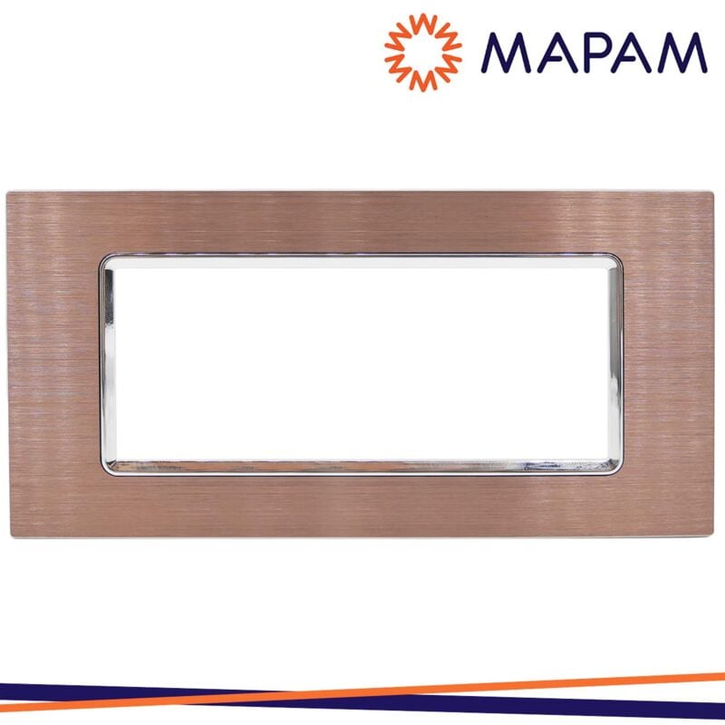 foto del prodotto placca alluminio m6007ll 6 gem 7p bronzo