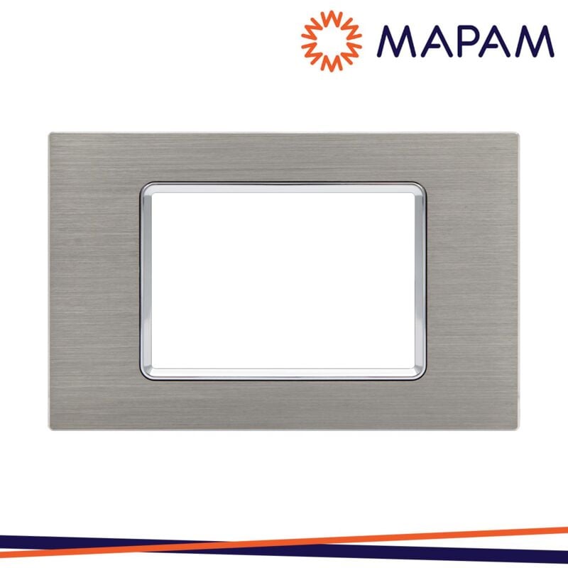 foto del prodotto placca alluminio t1 8003ll 4 3p platino