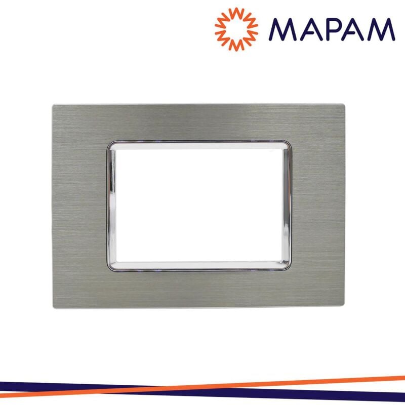 foto del prodotto placca alluminio t3 joy m5003ll 4 3p platino