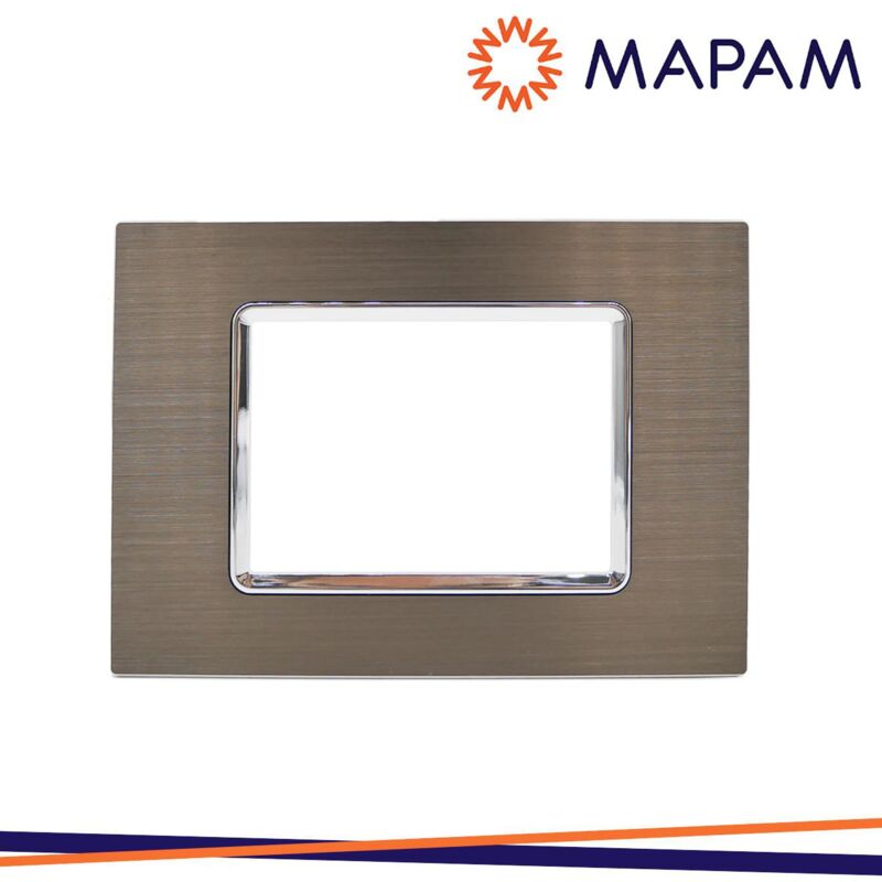 foto del prodotto placca alluminio t3 joy m5003ll 5 3p testa di moro
