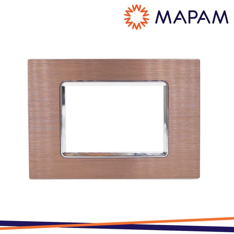foto del prodotto placca alluminio t3 joy m5003ll 6 3p bronzo