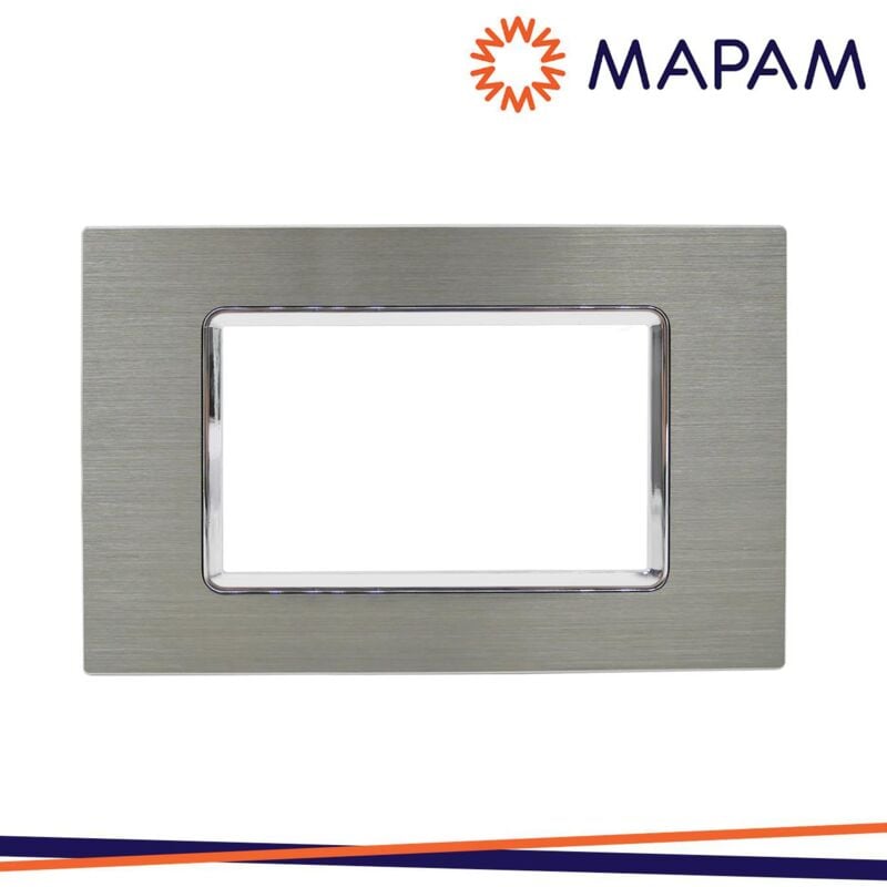 foto del prodotto placca alluminio t3 joy m5004ll 4 4p platino