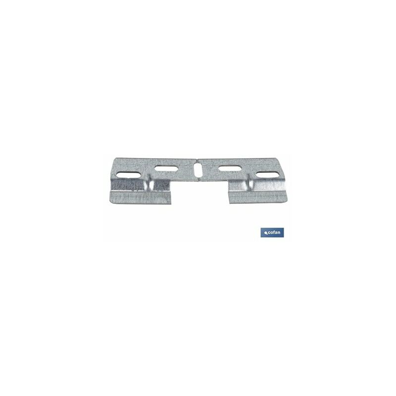 foto del prodotto placca appendiabiti doppia 130 mm con foro 42 mm