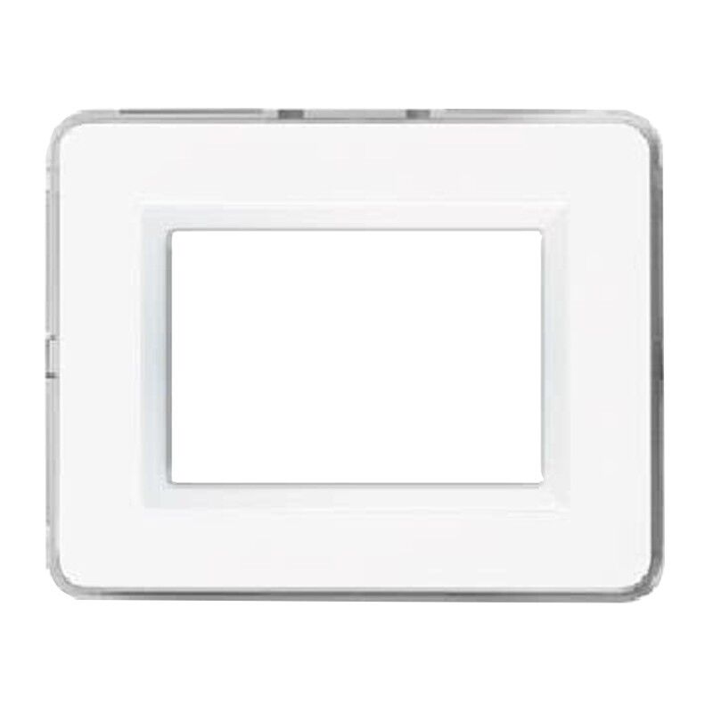 foto del prodotto placca ave personal sistema 44 tecnopolimero 3 moduli bianco 44p03b