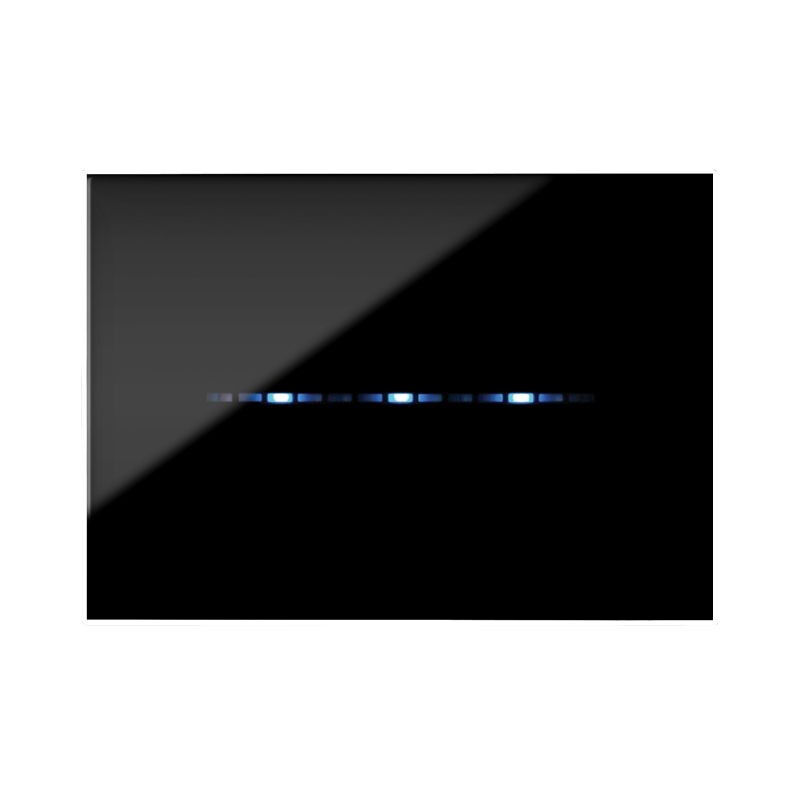 foto del prodotto placca ave young touch colore nero assoluto touch 3 posti 44pjtc3nal