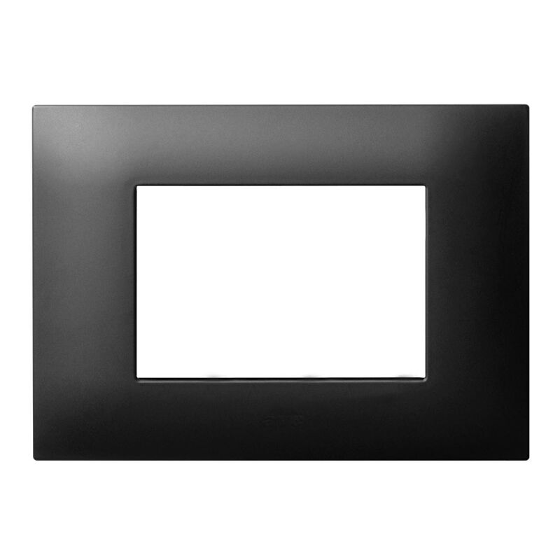 foto del prodotto placca ave young44 3 posti colore grigio antracite 44pj03gtk