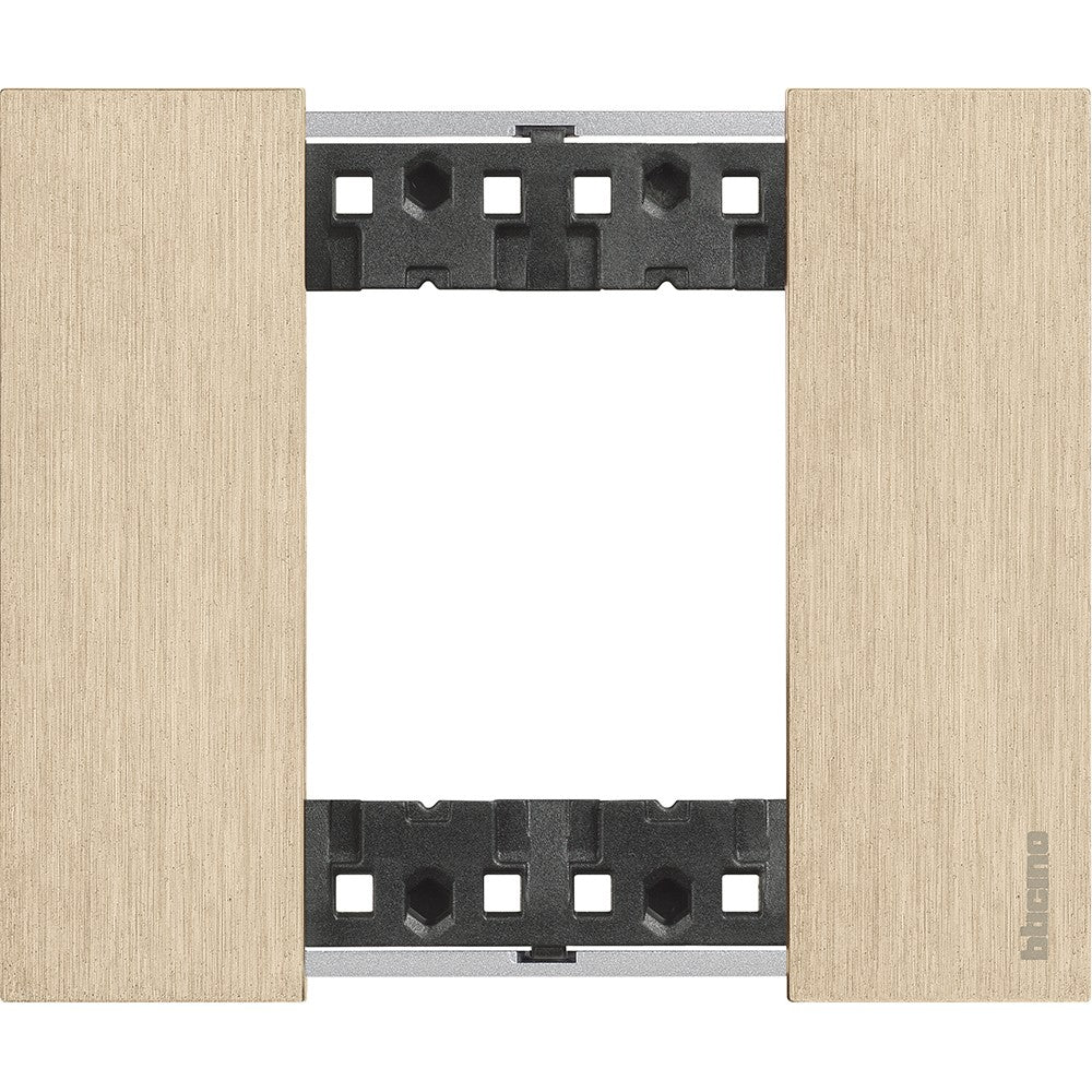 foto del prodotto placca bticino living now 2 moduli oro ka4802zw