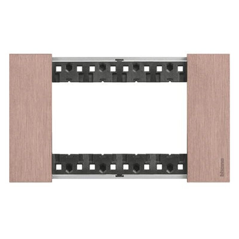 foto del prodotto placca bticino living now 4 moduli colore rame ka4804zm