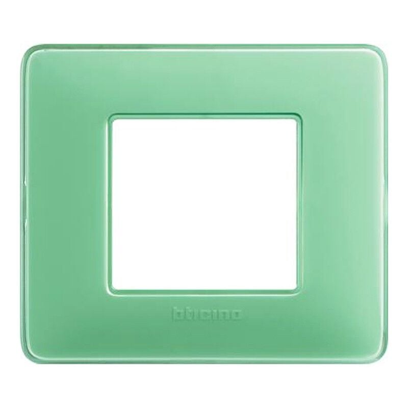 foto del prodotto placca bticino matix 2 moduli tè verde am4802cvc