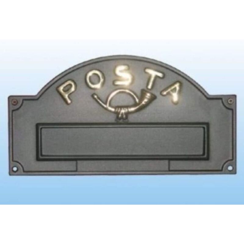 foto del prodotto placca bucalettere posta antica ghisa a3 gh