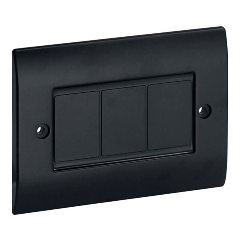 foto del prodotto placca cieca universale nero ardesia 04302 bocchiotti