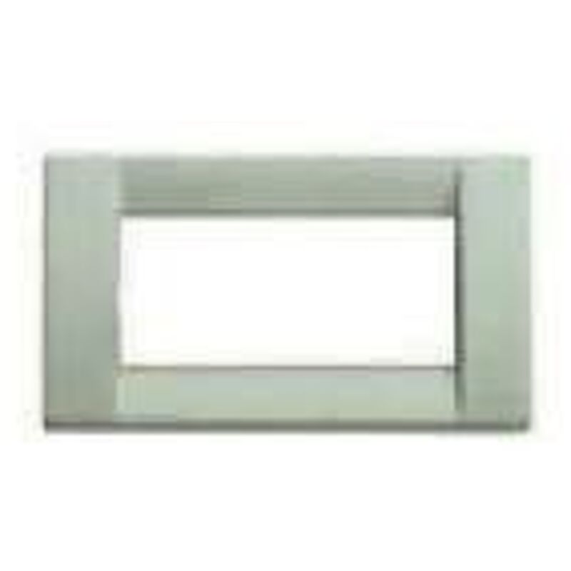 foto del prodotto placca classica 4m metallo sabbia vimar cod. 16734.09 