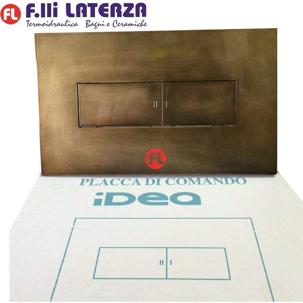 foto del prodotto placca comando idea bronzo antic o todini 20.15 br