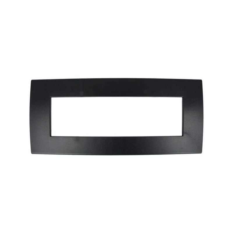 foto del prodotto placca confort 506 6m moduli nero compatibile con vimar arke' sd98007-2