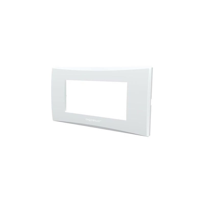 foto del prodotto placca coprifrutti avp bianco posti 4 mm 140x85