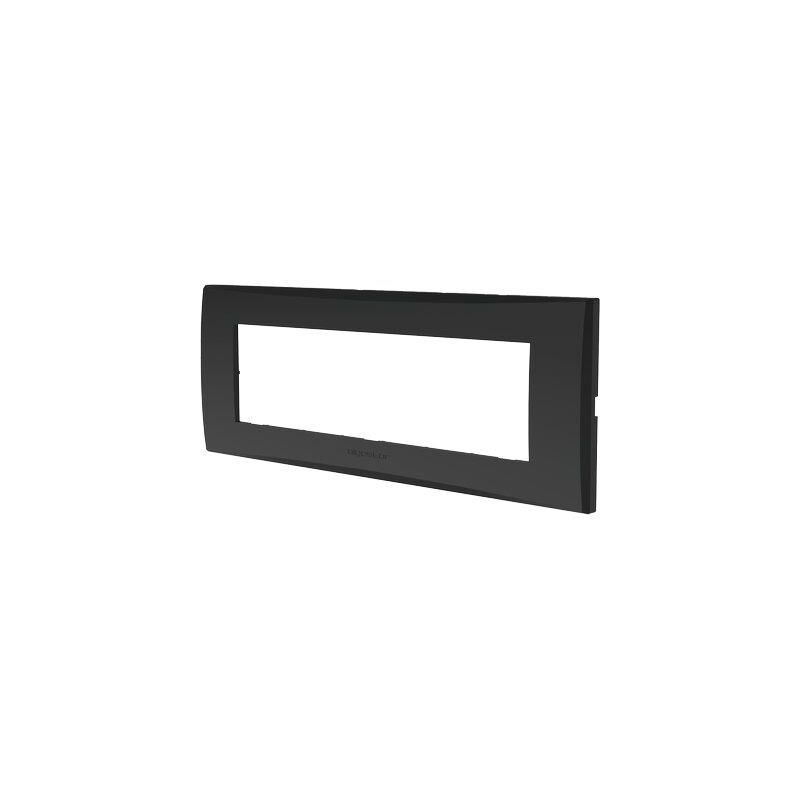 foto del prodotto placca coprifrutti avp nero posti 7 mm 205x80