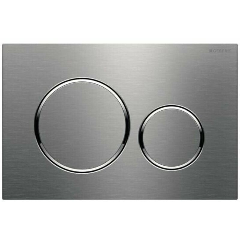foto del prodotto placca di comando geberit sigma 20 115.882.sn.1 - acciaio inox spazzolato