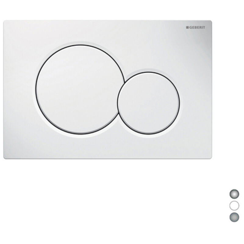 foto del prodotto placca di comando mod. sigma01 geberit bianca