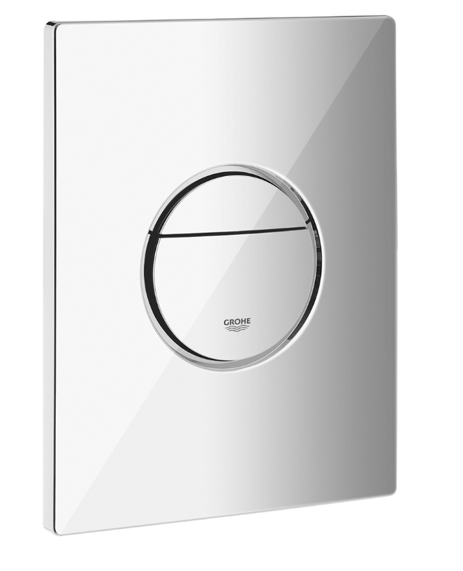 foto del prodotto placca di comando nova cosmopolitan per cassetta incasso grohe - cromo