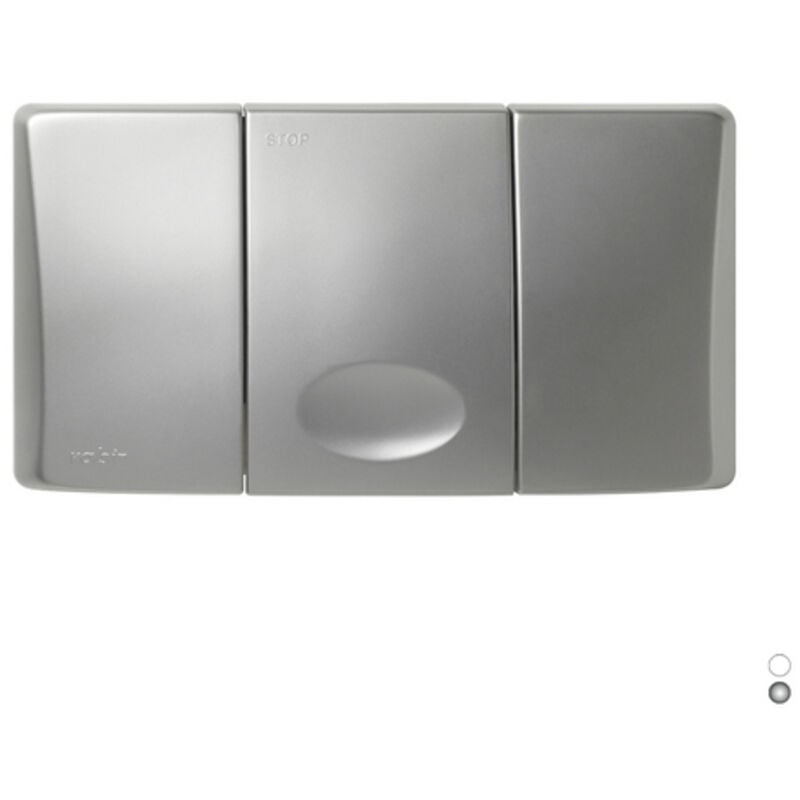 foto del prodotto placca di comando per cassetta medusa cromo lucida