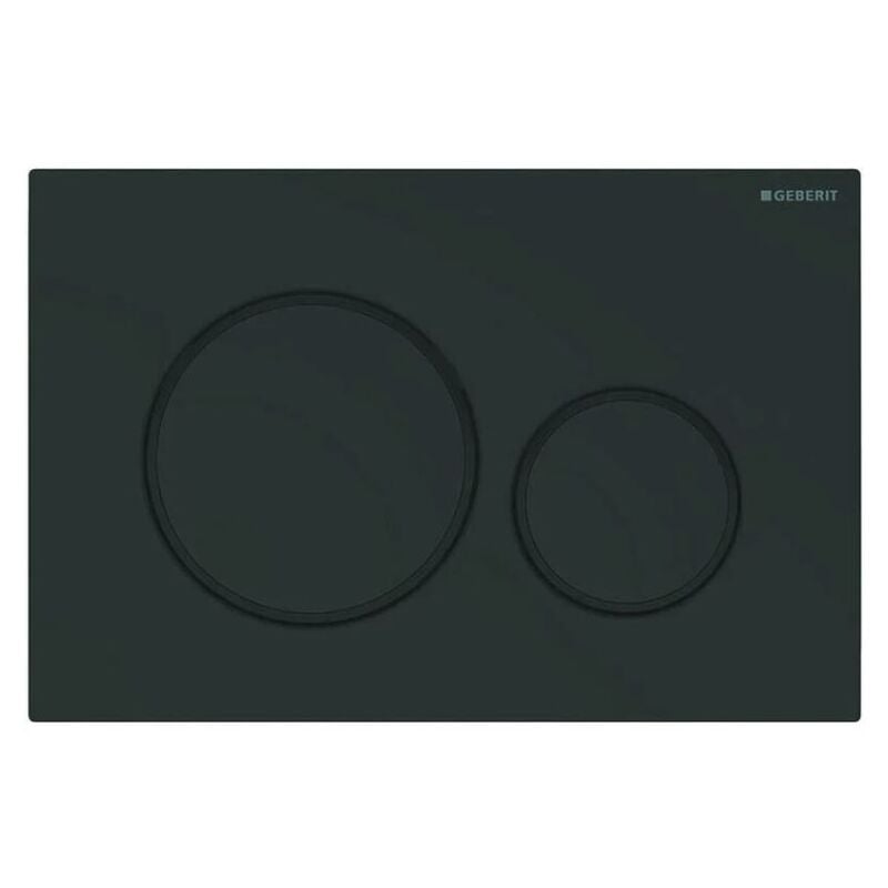 foto del prodotto placca di comando wc geberit duofix sigma 20, nero opaco 115.882.16.1 