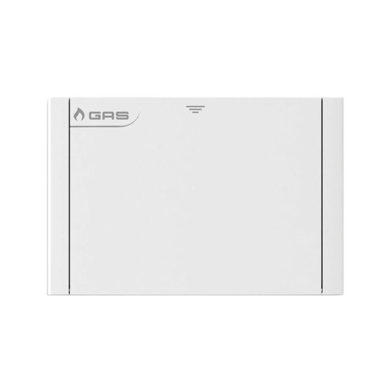 foto del prodotto placca di copertura bianca per valvola di intercettazione dritta e per connessione ad u 135x90 mm teco srl