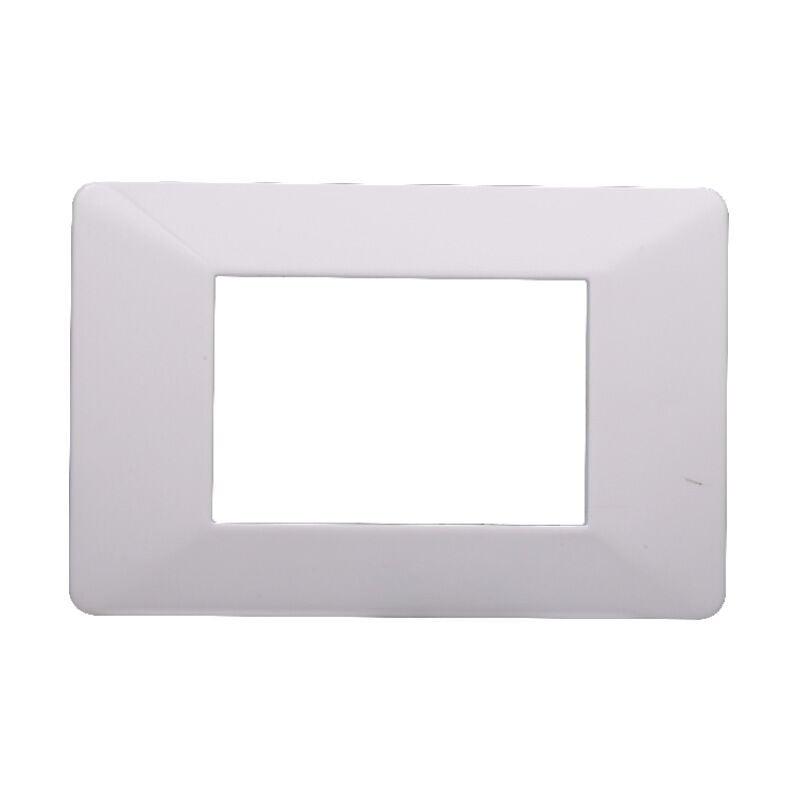 foto del prodotto placca ettroit starlight compatibile vimar plana 3 moduli bianco ev83301