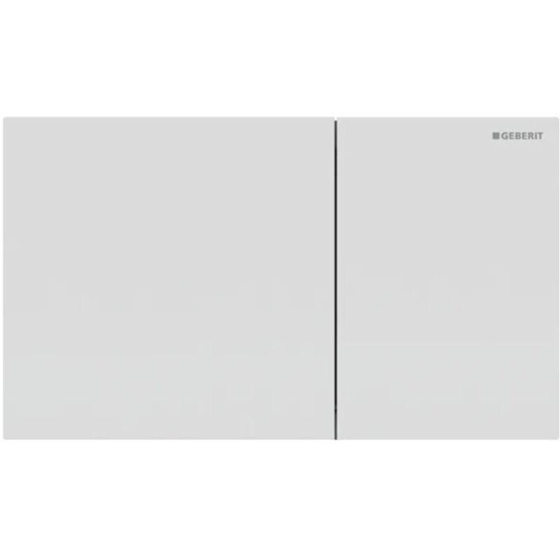 immagine 0 del prodotto placca geberit sigma70 square bianco opaco doppio tasto 115.622.jt.1 bianco opaco