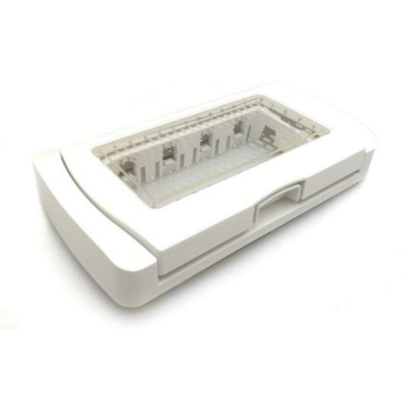 foto del prodotto placca idrobox joy compatibile con bticino matix ip55 3 moduli bianco s5003b