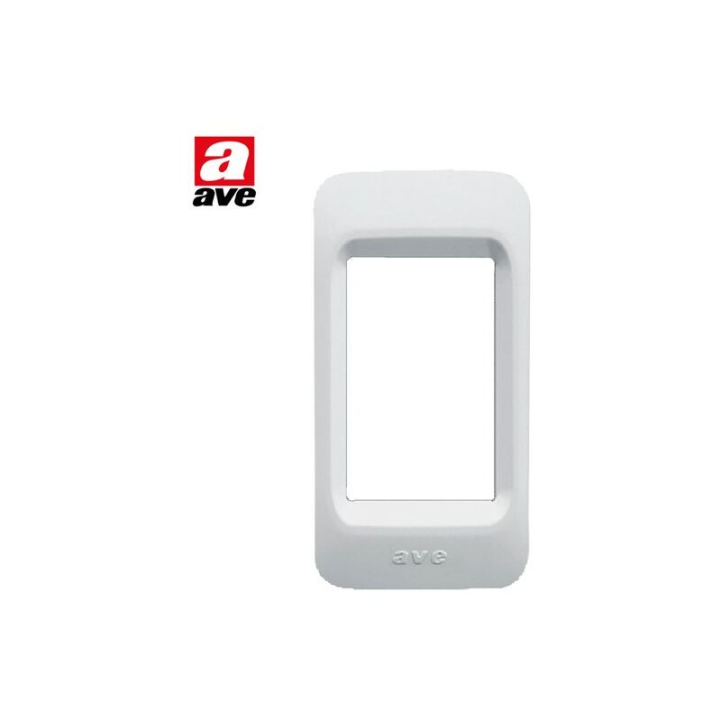 foto del prodotto placca in tecnopolimero 1 modulo bianco