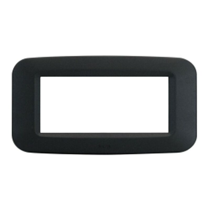 foto del prodotto placca in tecnopolimero ave banquise sistema 45 4 moduli grigio noir 45py04gn