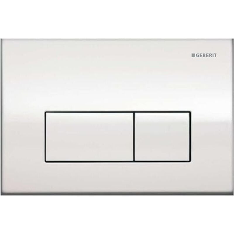 foto del prodotto placca kappa 50 doppio tasto cromo - geberit