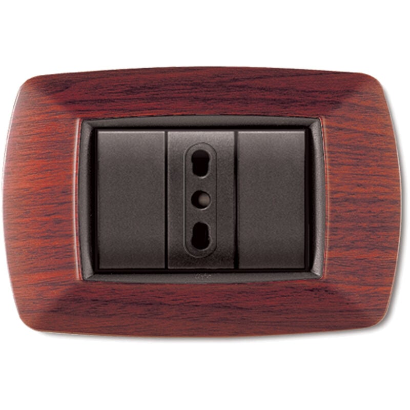 foto del prodotto placca life mod. living plast. legno sc. 3p
