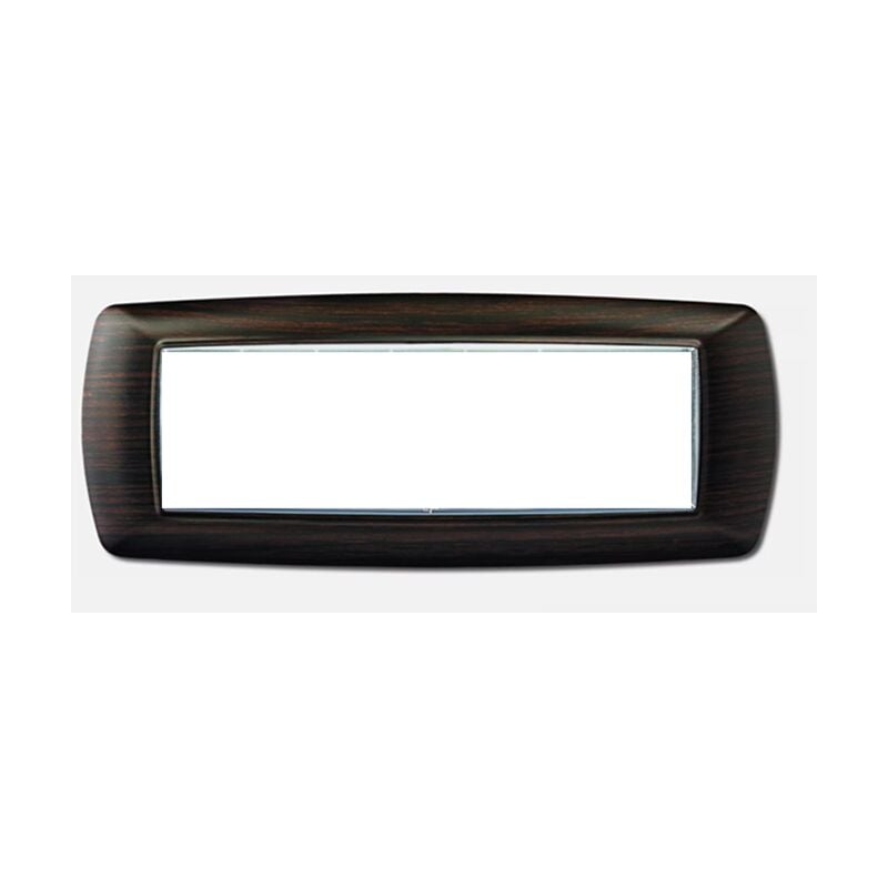 foto del prodotto placca life mod. living plast. wenge 7p elettrocanali pz 1,0