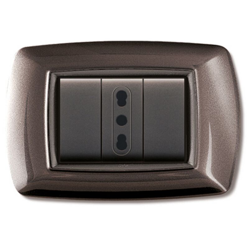 foto del prodotto placca life mod. living plastica alluminio notte 3p. prezzo per 1 pezzo.