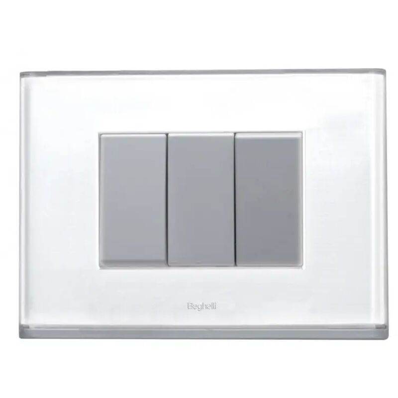 foto del prodotto placca luminosa beghelli brain classic 3f' con 15 colori e illuminazione d'emergenza
