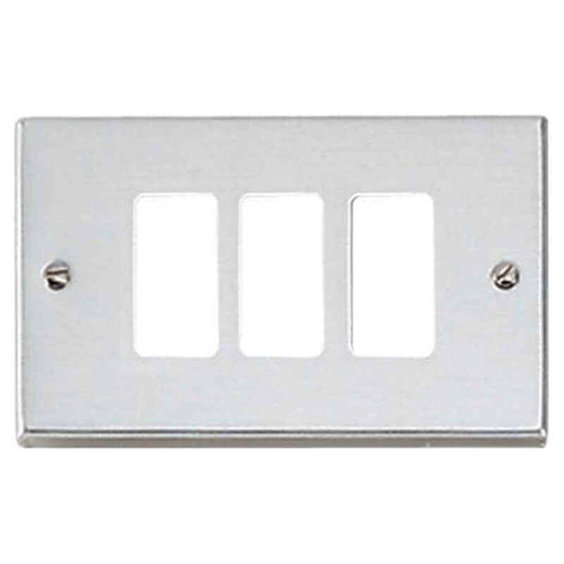 foto del prodotto placca master 3 fori inox per supporti master 350 3