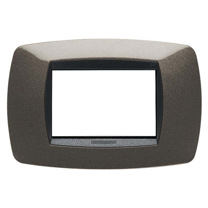 foto del prodotto placca master modo 3 moduli grigio antracite 39tc383