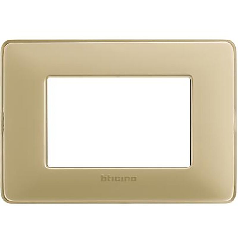 foto del prodotto placca matix 3 moduli, avorio, tecnopolimero