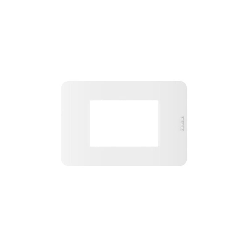 foto del prodotto placca matixgo 3 moduli bianco materiale tecnopolimero