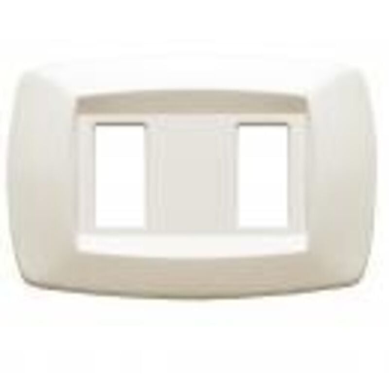 foto del prodotto placca mod 2 posti avorio master cod. md282 