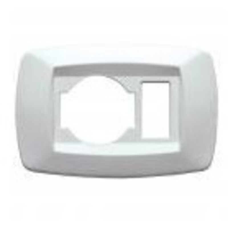 foto del prodotto placca modì universale 1 posto bianco master cod. md10un1