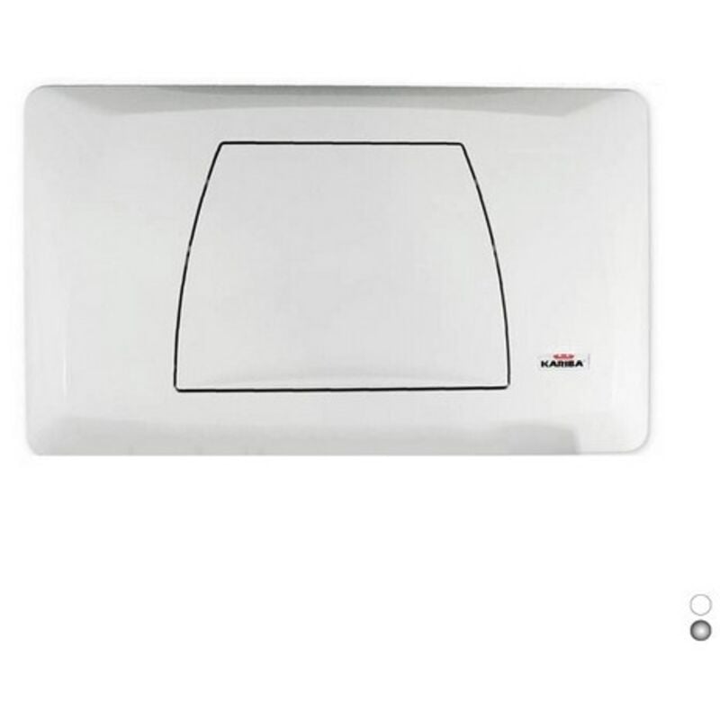 foto del prodotto placca mono classic bianca