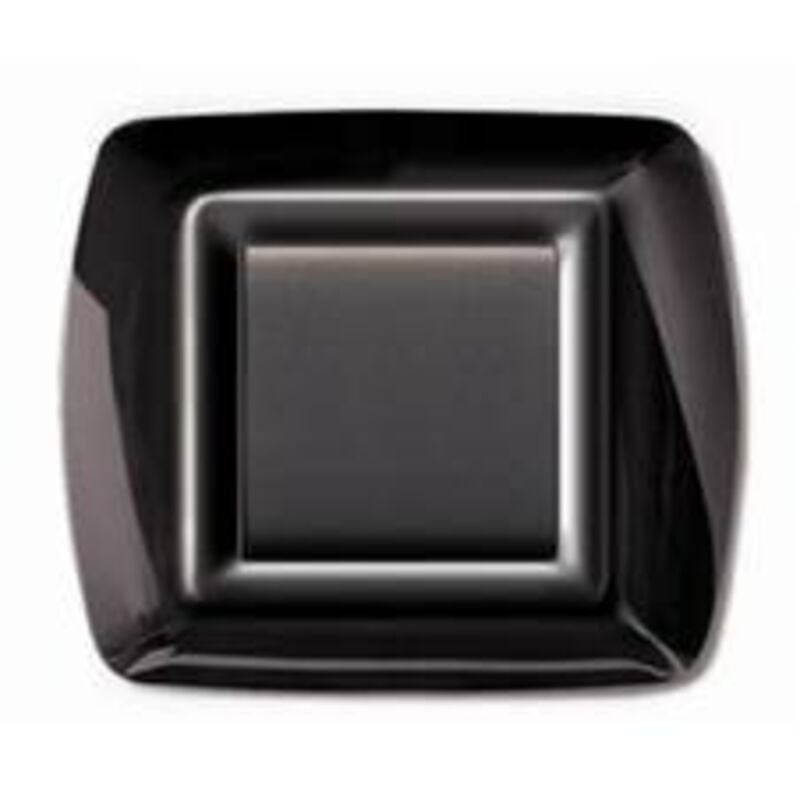 foto del prodotto placca mylife 2 moduli nero elettrocanali cod. ecl2982n 