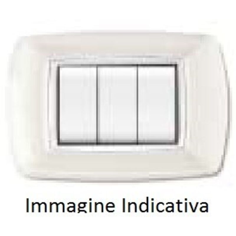 foto del prodotto placca mylife 4 moduli bianco elettrocanali cod. ecl2984wh 